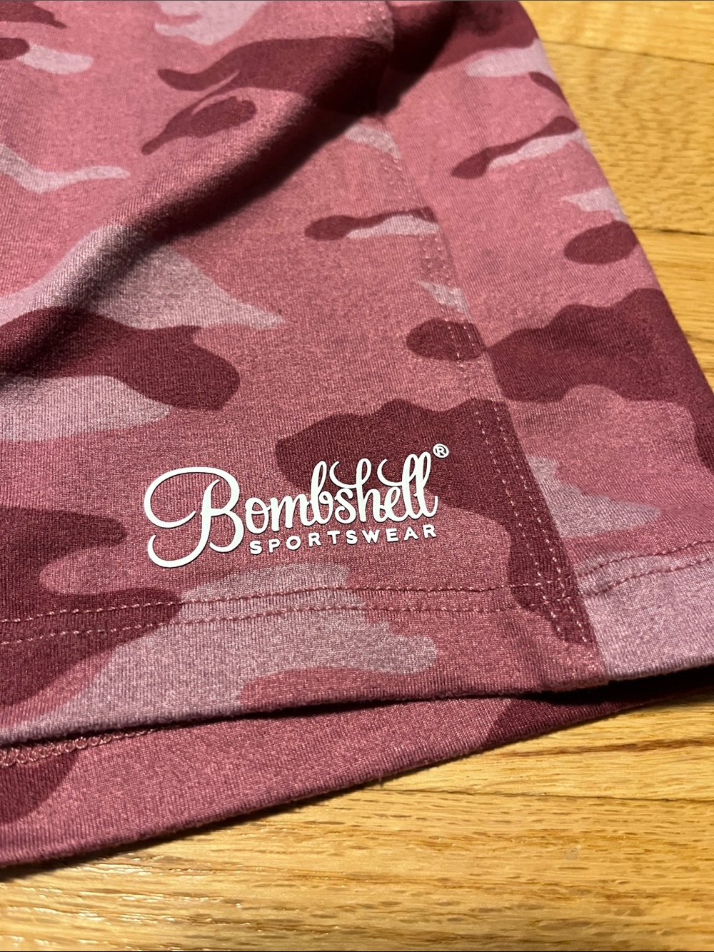 Bombshell Sportswear Pink Camo Romper Size Large - Picture 2 of 4